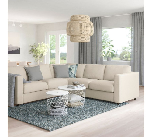 Sofa narożna 4-osobowa, Gunnared beżowy VIMLE 293.994.76