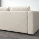 Sofa narożna 4-osobowa, Gunnared beżowy VIMLE 293.994.76