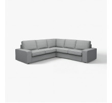 Sofa narożna 4-osobowa, Tibbleby beżowy/szary KIVIK 294.404.71