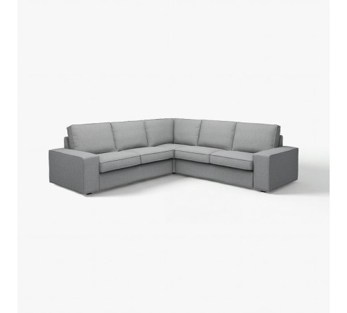 Sofa narożna 4-osobowa, Tibbleby beżowy/szary KIVIK 294.404.71