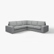 Sofa narożna 4-osobowa, Tibbleby beżowy/szary KIVIK 294.404.71