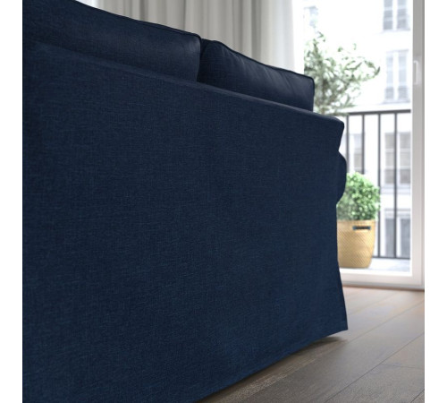 Sofa narożna 4-osobowa, Kilanda granatowy EKTORP 295.089.89
