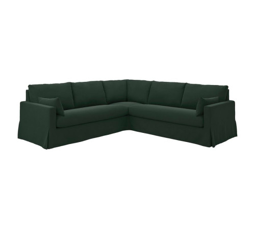 Sofa narożna 4-osobowa, Tallmyra ciemnozielony HYLTARP 295.148.48