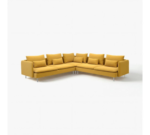Sofa narożna, 6-osobowa, Kelinge ciemnożółty SÖDERHAMN 296.223.34
