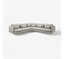Sofa narożna, 6-osobowa, Viarp beż/brąz SÖDERHAMN 393.058.92