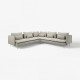 Sofa narożna, 6-osobowa, Viarp beż/brąz SÖDERHAMN 393.058.92