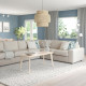 Sofa narożna 5-osobowa, z szerokimi podłokietnikami/Gunnared beżowy VIMLE 394.017.99