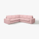 Sofa narożna 4-osobowa, Gunnared jasny różowy KIVIK 394.847.37