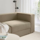 Sofa narożna modułowa, 6-osobowa, Johanneshov brązowobeżowy JÄTTEBO 396.082.00