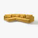 Sofa narożna 4-osobowa, z otwartym końcem/Kelinge ciemnożółty SÖDERHAMN 396.220.36