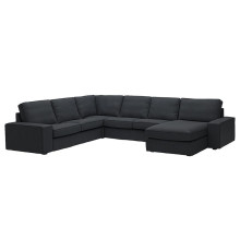 Narożna sofa 5o z szezl, Tresund antracyt KIVIK 494.828.70
