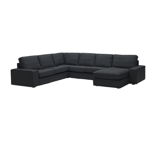 Narożna sofa 5o z szezl, Tresund antracyt KIVIK 494.828.70