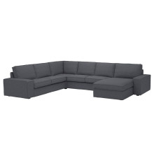 Narożna sofa 5o z szezl KIVIK 494.847.13