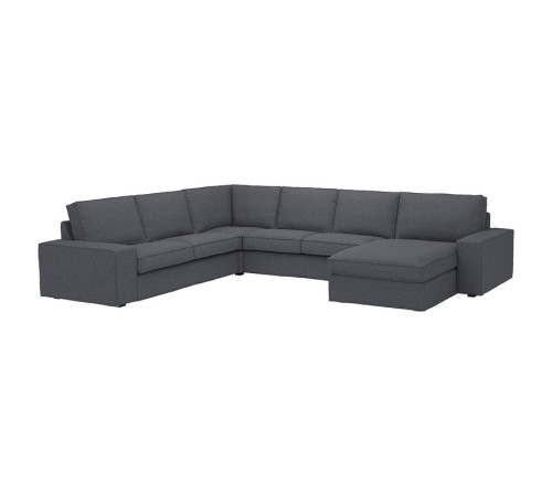Narożna sofa 5o z szezl KIVIK 494.847.13