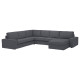 Narożna sofa 5o z szezl KIVIK 494.847.13