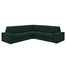 Sofa narożna 4-osobowa, Tallmyra ciemnozielony KIVIK 494.847.32