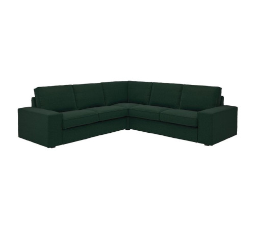 Sofa narożna 4-osobowa, Tallmyra ciemnozielony KIVIK 494.847.32
