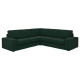 Sofa narożna 4-osobowa, Tallmyra ciemnozielony KIVIK 494.847.32