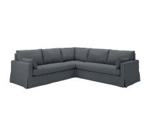 Sofa narożna 4-osobowa, Gransel szary HYLTARP 495.148.14
