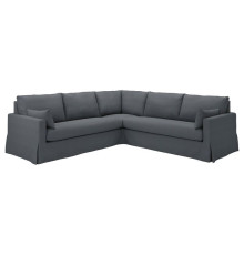 Sofa narożna 4-osobowa, Gransel szary HYLTARP 495.148.14