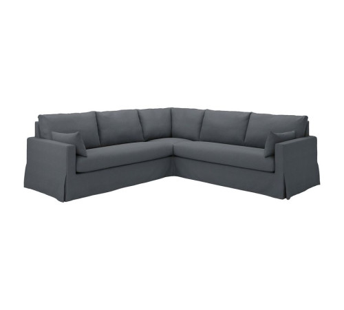 Sofa narożna 4-osobowa, Gransel szary HYLTARP 495.148.14
