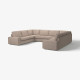 Sofa w kształcie lit U, 7-osobowa, Tallmyra beżowy KIVIK 495.277.22