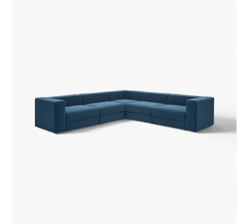 Sofa narożna modułowa, 6-osobowa, Samsala granatowy JÄTTEBO 496.081.91