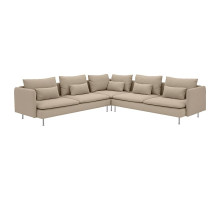 Sofa narożna, 6-osobowa, Kelinge beżowy SÖDERHAMN 496.223.28