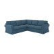 Sofa narożna 4-osobowa, Tallmyra niebieski EKTORP 594.362.36