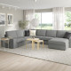 Narożna sofa 5o z szezl, Tibbleby beżowy/szary KIVIK 594.404.79