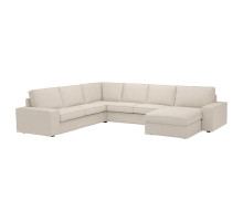 Narożna sofa 5o z szezl, Gunnared beżowy KIVIK 594.847.17