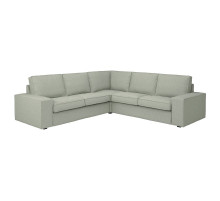Sofa narożna 4-osobowa, Gunnared jasnozielony KIVIK 594.847.36