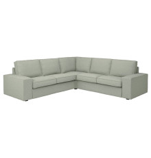 Sofa narożna 4-osobowa, Gunnared jasnozielony KIVIK 594.847.36