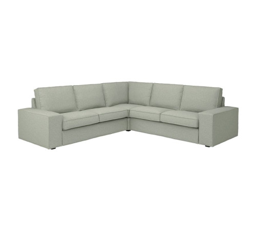Sofa narożna 4-osobowa, Gunnared jasnozielony KIVIK 594.847.36