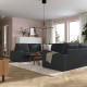 Sofa w kształcie litery U, 6-osob, Tresund antracyt KIVIK 594.943.92
