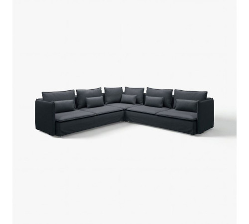 Sofa narożna, 6-osobowa, Knäbäck antracyt SÖDERHAMN 596.071.48