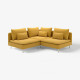 Sofa narożna 3-osobowa, Kelinge ciemnożółty SÖDERHAMN 596.221.63