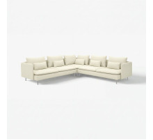 Sofa narożna, 6-osobowa, Johanneshov kremowy SÖDERHAMN 596.223.23