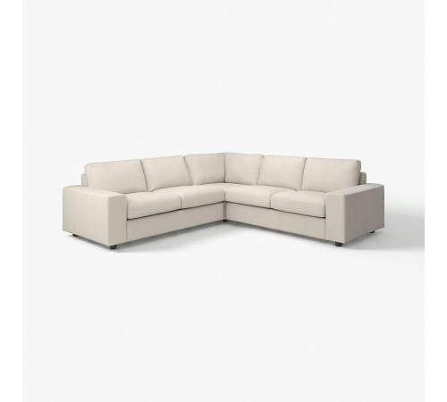 Sofa narożna 4-osobowa, z szerokimi podłokietnikami/Gunnared beżowy VIMLE 694.017.93