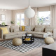 Sofa narożna, 6-osobowa, Fridtuna jasnobeżowy SÖDERHAMN 694.496.67