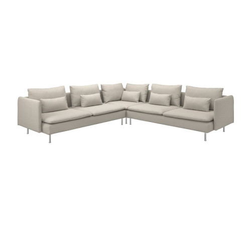 Sofa narożna, 6-osobowa, Fridtuna jasnobeżowy SÖDERHAMN 694.496.67