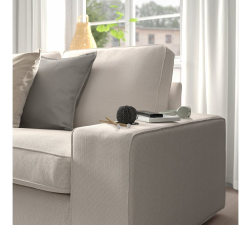 Sofa w kształcie litery U, 6-osob, Tresund jasnobeżowy KIVIK 694.943.96