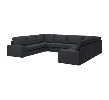 Sofa w kształcie lit U, 7-osobowa, Tresund antracyt KIVIK 694.944.00