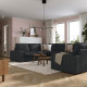 Sofa w kształcie lit U, 7-osobowa, Tresund antracyt KIVIK 694.944.00