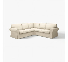 Sofa narożna 4-osobowa, Kilanda jasnobeżowy EKTORP 695.089.92