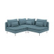 Sofa narożna 3-osobowa, Fridtuna ciemny szaroniebieski SÖDERHAMN 696.221.72