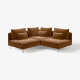 Sofa narożna 3-osobowa, Alhamn ciemny żółto-brązowy SÖDERHAMN 696.221.86