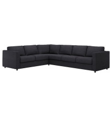 Sofa narożna 5-osobowa, Hillared antracyt VIMLE 794.343.59