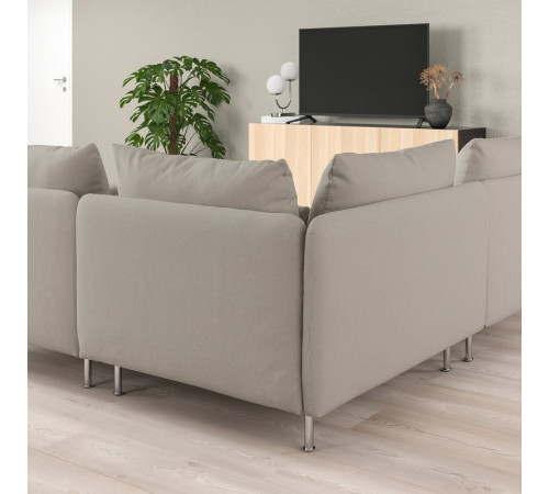 Sofa narożna 3-osobowa, Fridtuna jasnobeżowy SÖDERHAMN 794.496.57