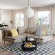 Sofa narożna 3-osobowa, Fridtuna jasnobeżowy SÖDERHAMN 794.496.57